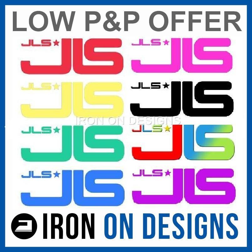 Iron On Tshirt Hoodie Transfer x2 JLS Logo 8 Colours eBay