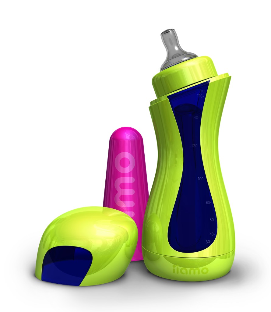 BNIB Green iiamo GO SELF HEATING BABY BOTTLE + 6 WARMERS eBay