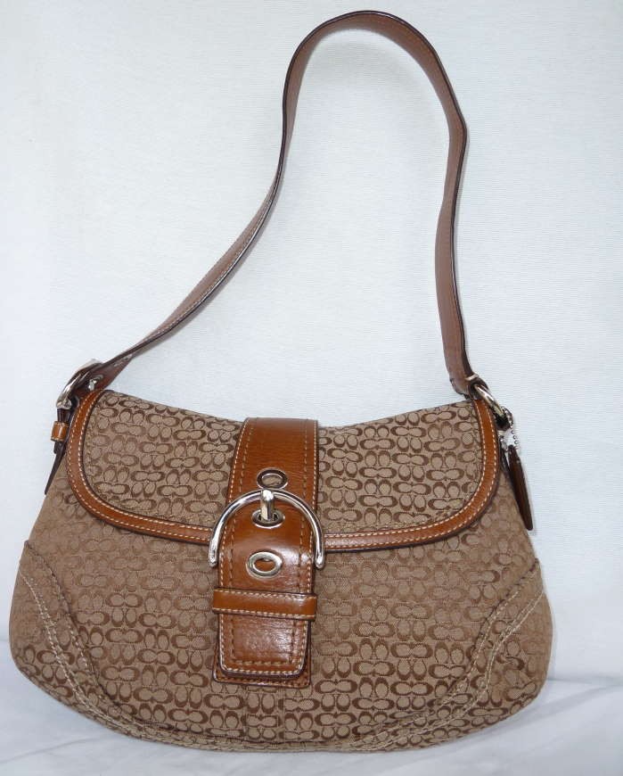 Authentic COACH SIGNATURE SMALL HOBO SHOULDER BAG 12309 eBay