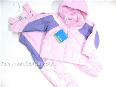 Baby Girls Snowsuit on Columbia Snowsuit Girls Winter Jacket Bibs Toddler 4t Pink Retails