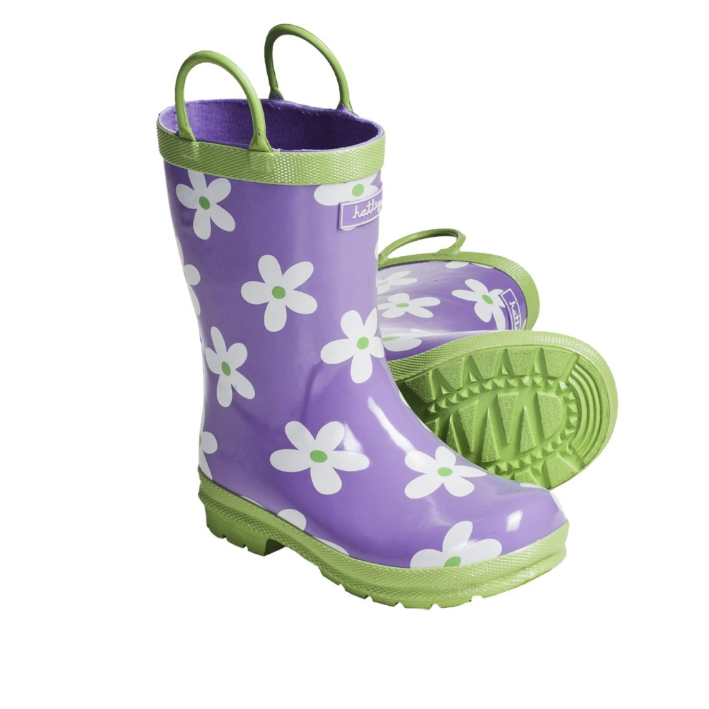NEW Hatley Girls Rain Boots "Purple Flower" Toddlers/ Kids eBay