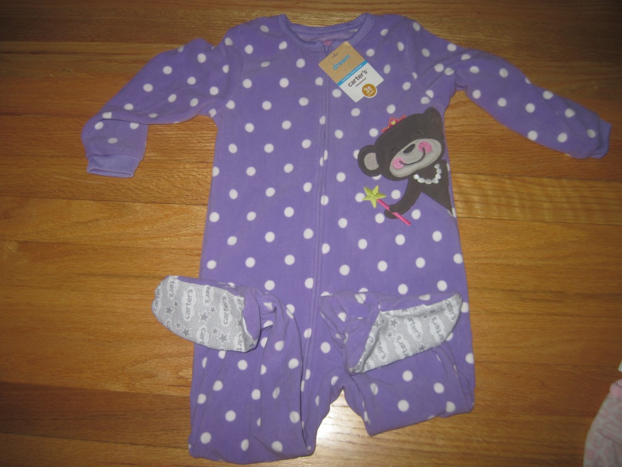 CARTERS-BLANKET-SLEEPER-SLEEPWEAR-FOR-TODDLER-GIRLS-SIZE-3T-OR-4T