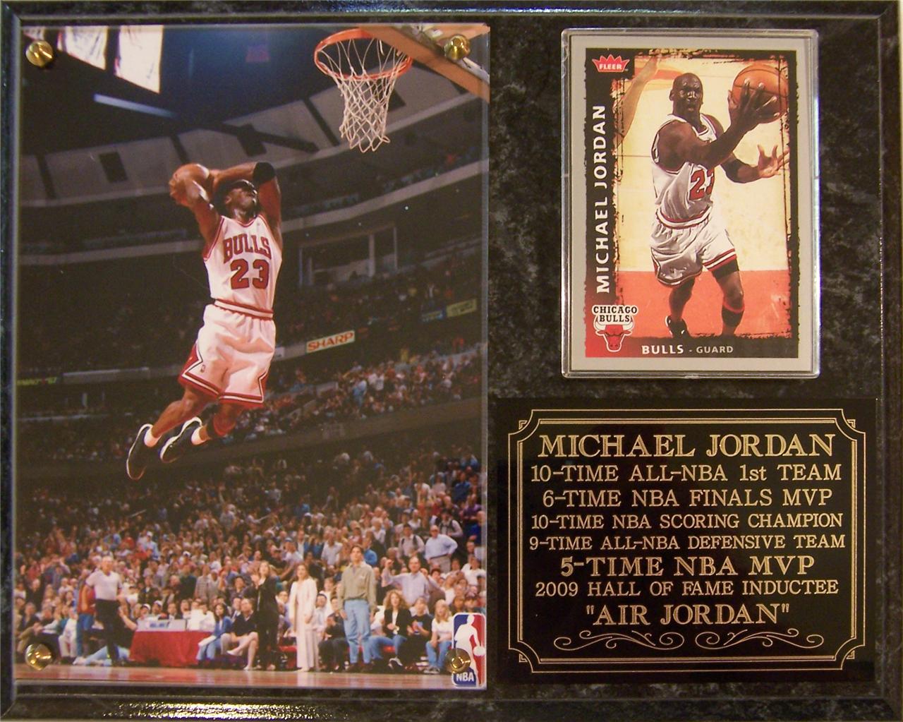 Michael Jordan 23 Chicago Bulls 5Time NBA Most Valuable Player Photo