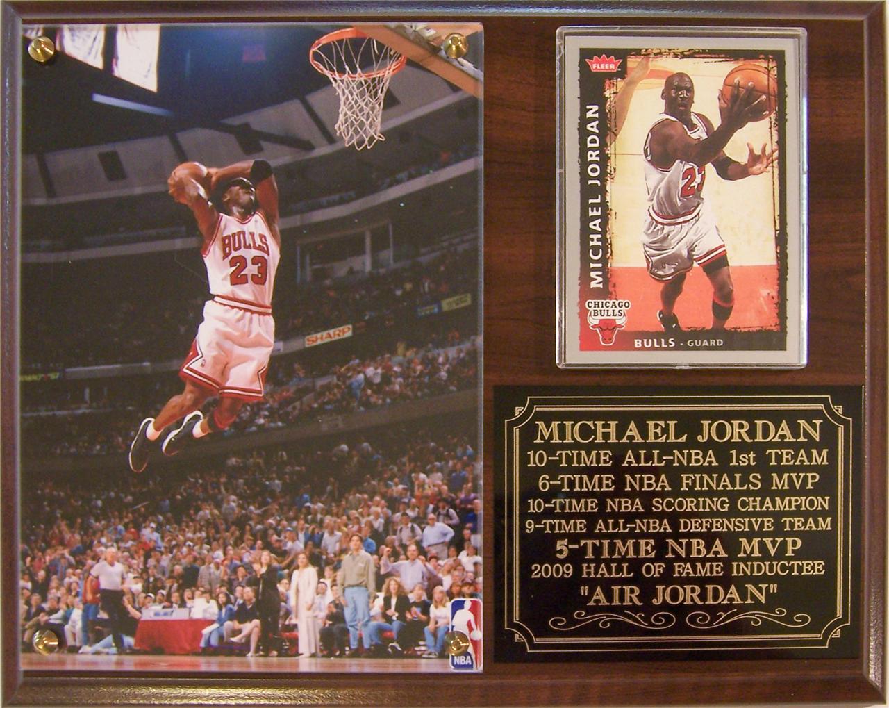 Michael Jordan 23 Chicago Bulls 5Time NBA Most Valuable Player Photo