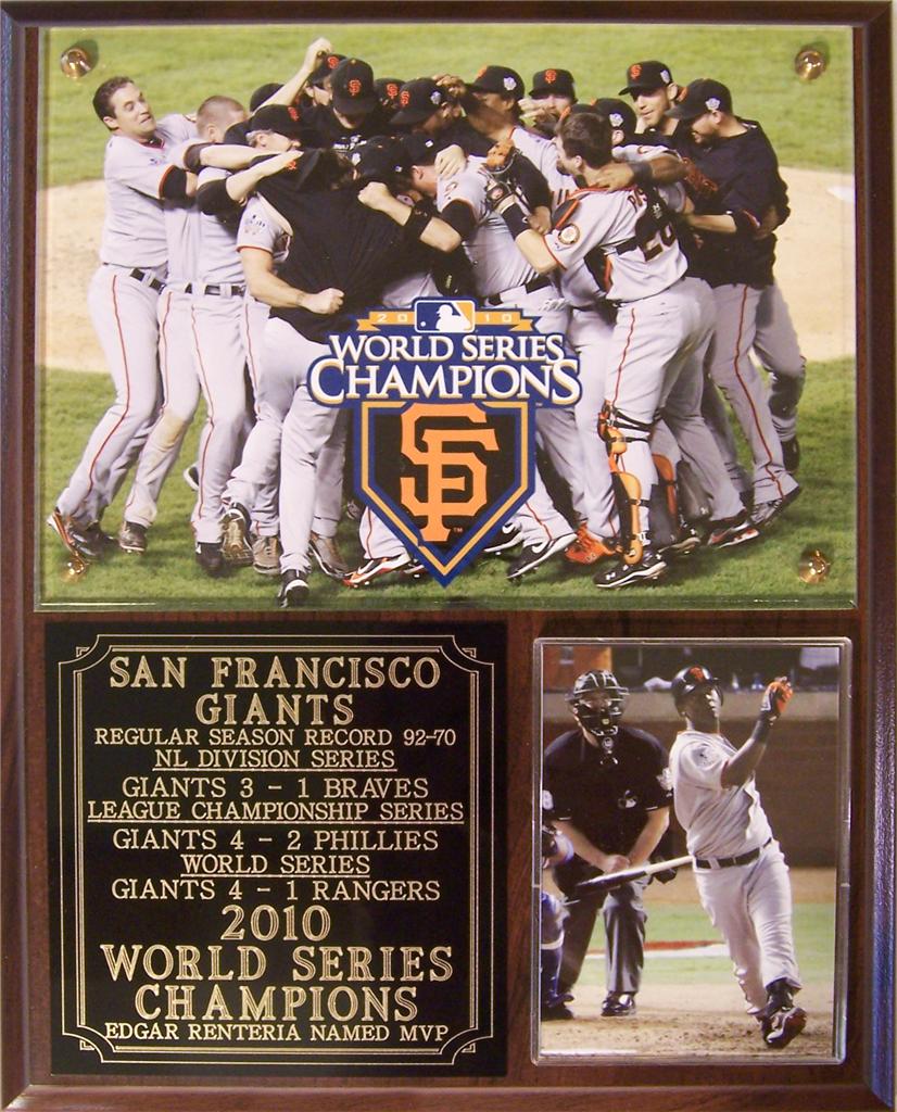 2010 World Series Champion San Francisco Giants Photo Plaque eBay