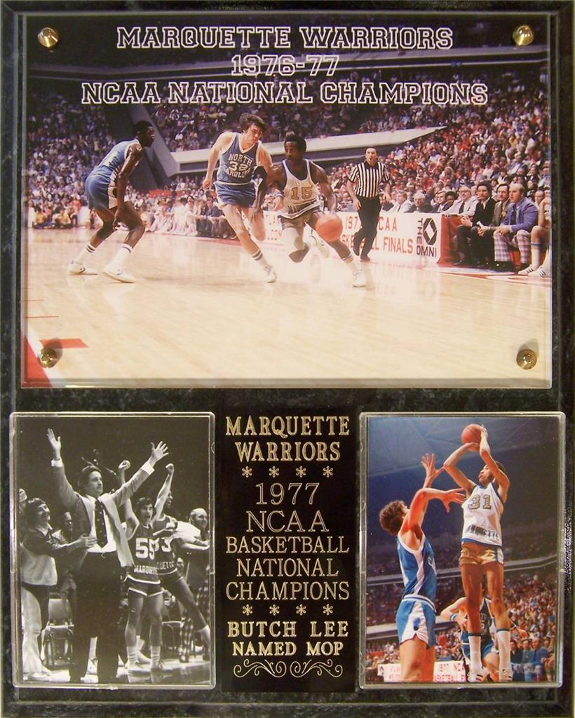 Marquette Warriors 1977 Men's NCAA Basketball National Champions Photo