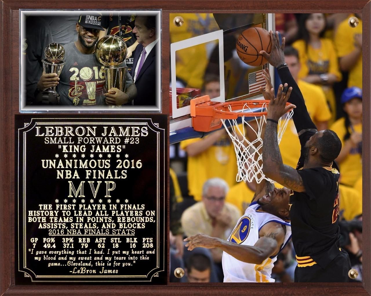 LeBron James 2016 NBA Finals MVP Photo Plaque Cleveland ...