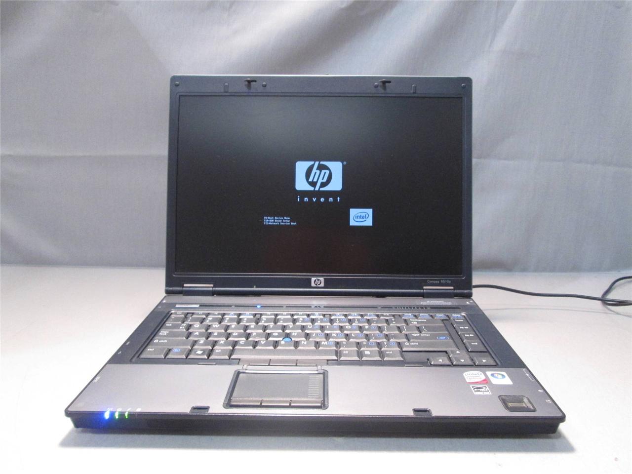 HP Compaq 8510p Intel Centrino vPro 2.50GHz T9300 2GB Ram DVD-RW CD Wifi Laptop