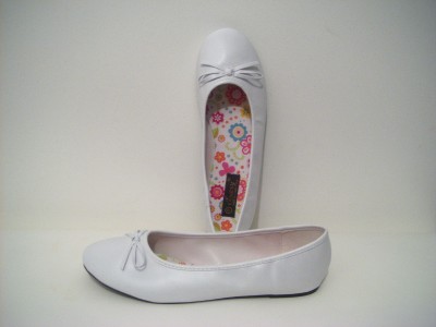 Wedding Ballet Shoes on White Bridal Wedding Prom Ballet Shoes Flats Size 11   Ebay