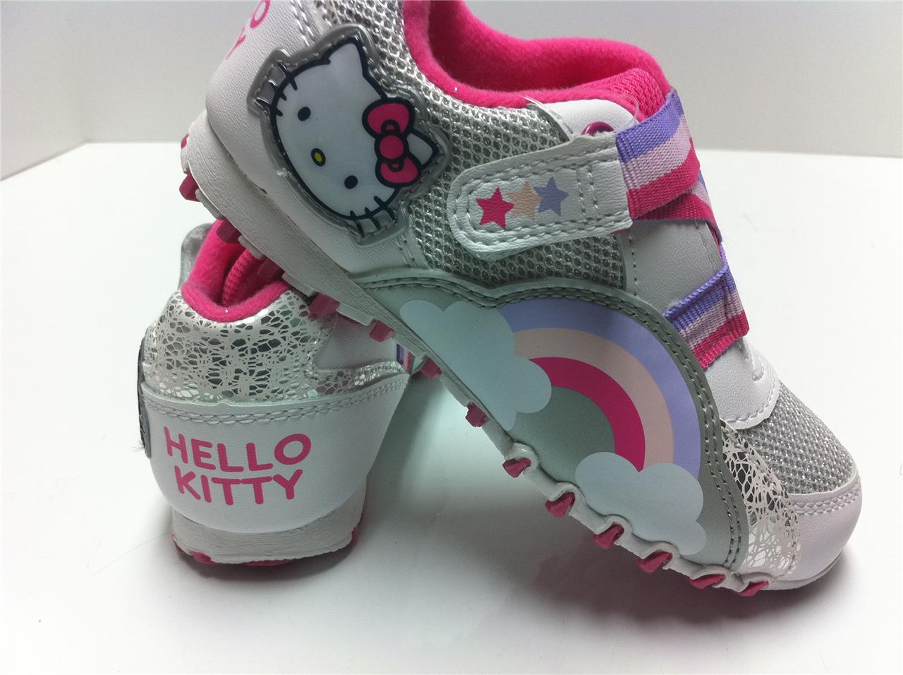 Little Girls Hello Kitty Trainers shoes size uk 6 to 12 eBay