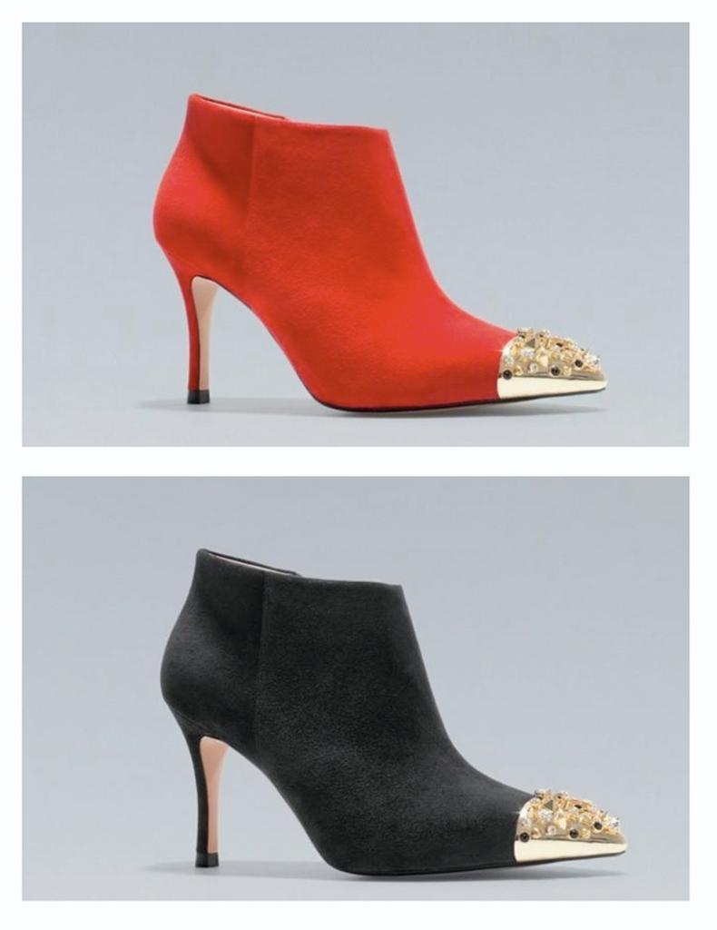 zara split suede high heel boots