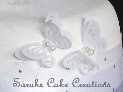 Butterfly Wedding Cake Toppers on Wedding Cake Topper Butterflies   Feathers   Ebay