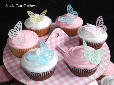Edible Wedding Cupcake Decorations on Edible Paper Butterflies X 50    Wedding   Birthday   Cupcakes   Ebay