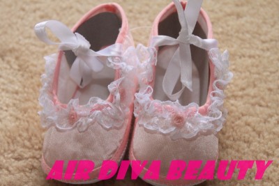 Cute Cheap Baby Shoes on Cute Classic Pink Lace Princess Shoes 0 6mths   Ebay