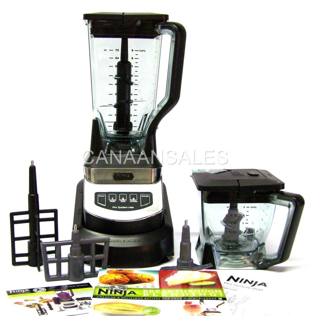 Ninja Kitchen System 1100 NJ602 Food Processor Mixer, Knead, Blender eBay