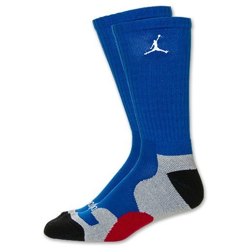 1 Pair Nike Jordan Gameday Mens Crew Socks Elite Dri Fit Black Green