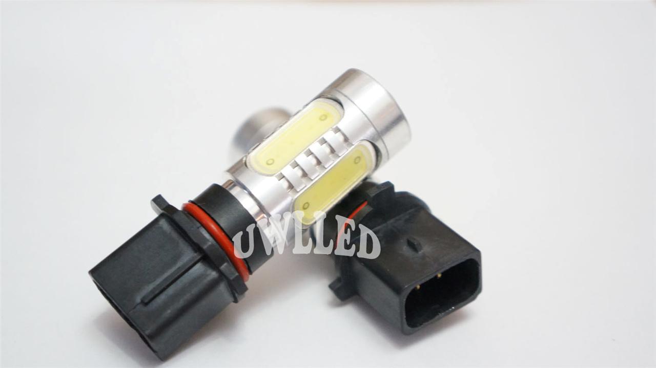 2x P13w Led7 5w High Power Xenon White Daytime Running