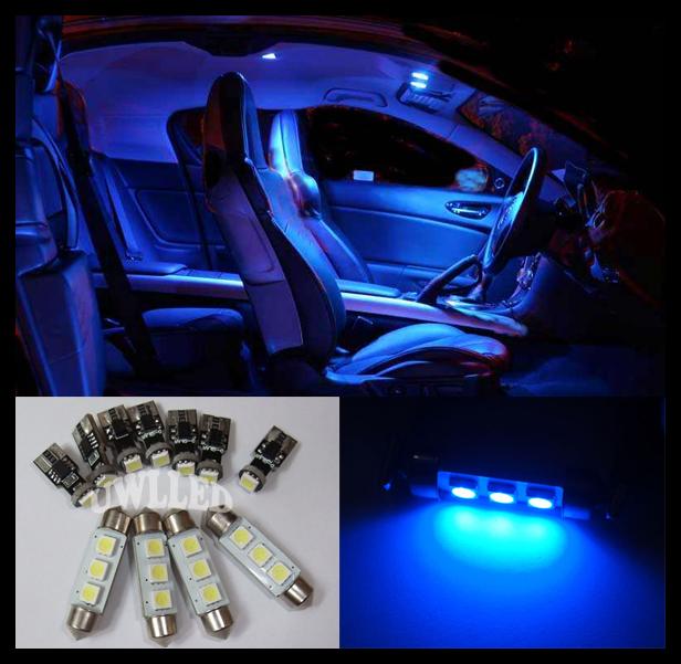Bmw e46 blue interior lights #5