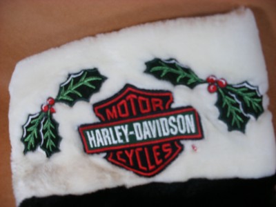 Ebay Harley Davidson Motorcycles on Harley Davidson Motorcycle Christmas Stocking Plush Ebay