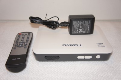 ZINWELL TV Digital Converter Box with Remote & AC Adapter ZAT-970A