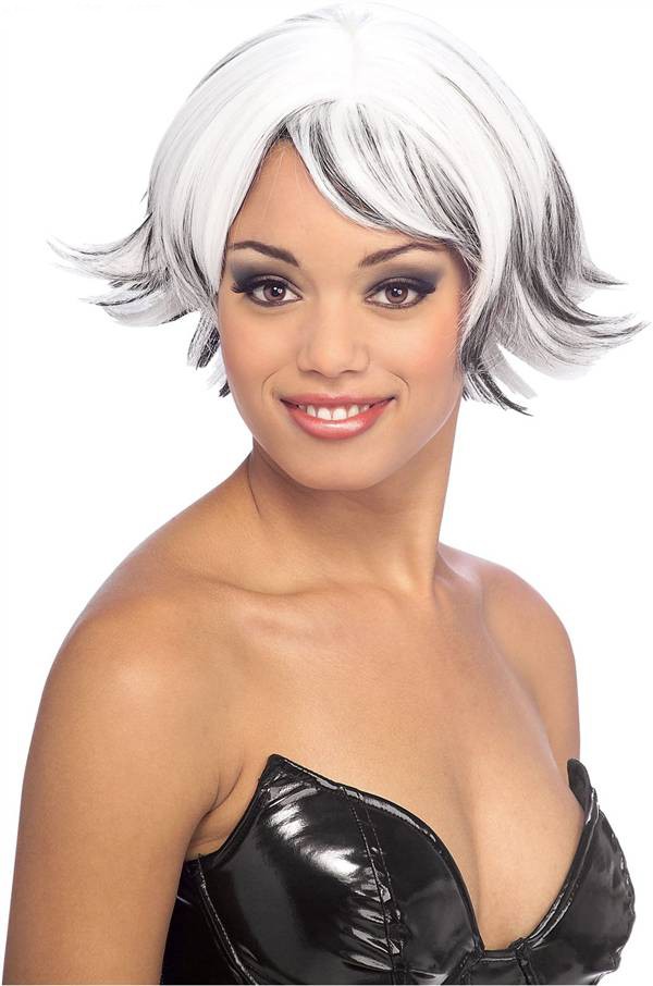 Halle Berry X-Men 3 Storm Short White Black Costume Wig | eBay