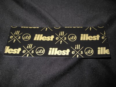 LIMITED EDITION ILLEST LOGO COLLAGE MINI STICKER illest logo