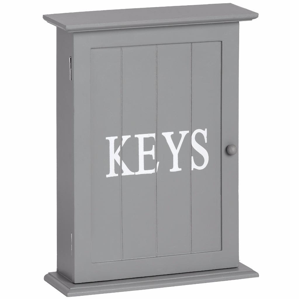 Vintage Style Wooden Key Box Wall Hanging Or Free Standing 15691 HI