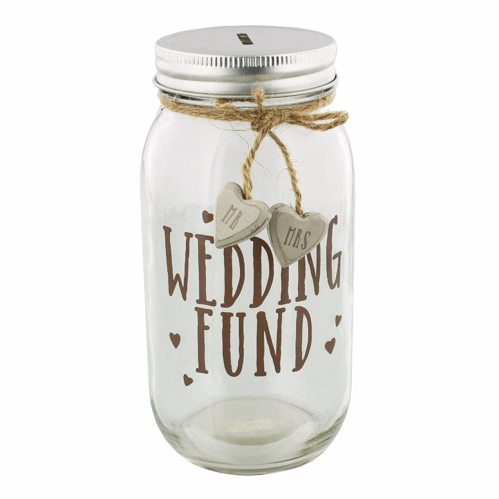 Engagement Gift Glass Money JAR Wedding Fund Quotation WG722 eBay