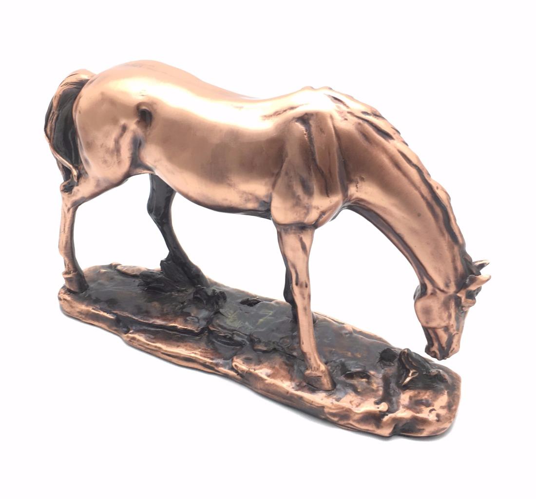 New Polished Copper Horse Grazing Statue Ornament Figurine 53485 eBay