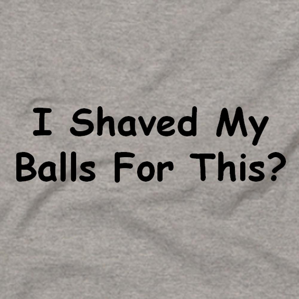i shaved my balls for this sweatshirt
