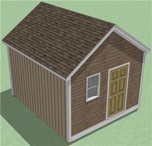 12X14 Storage Shed Plans