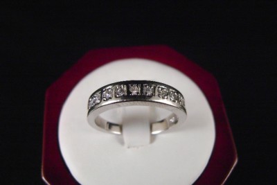 Mens White Gold Wedding Ring on Mens White Gold Finish Wedding Ring Band Round Set  925   Ebay