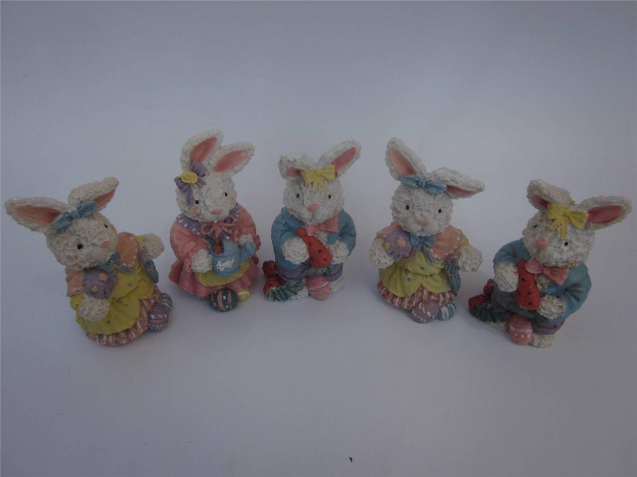 resin easter figurines