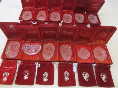 waterford crystal 12 days of christmas annual ornaments waterford crystal 12 days of christmas annual ornaments