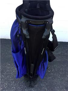 MAXFLI STAND Golf Bag~BLACK BLUE ~MAXFLI LOGO~CARRY/ STAND GOLF BAG