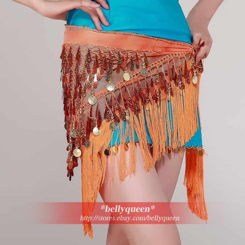 new 2012 Belly Dance Costume Dress Dancewear Hip Scarf Wrap Belt