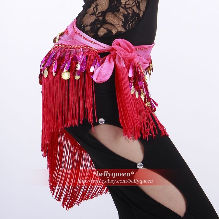 new 2012 Belly Dance Costume Dress Dancewear Hip Scarf Wrap Belt