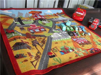 disney cars radiator springs rug