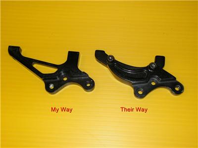 adapter disc brake frame