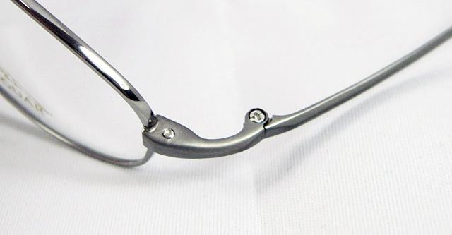 ROUND MENS matte-GUNMETAL TITANIUM optical RX-lens able ...