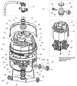 FREE 3-4 DAY SHIPPING Pentair FNS Filter Manifold Complete & O-ring