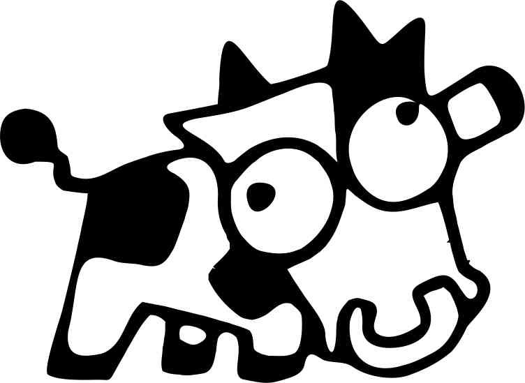 Jdm Angry Mad Cow Car Subaru Vinyl Decal Sticker Colour Ebay