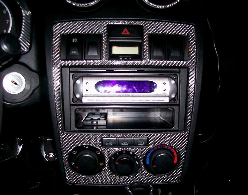 Chrysler 300 carbon fiber dash kit #4