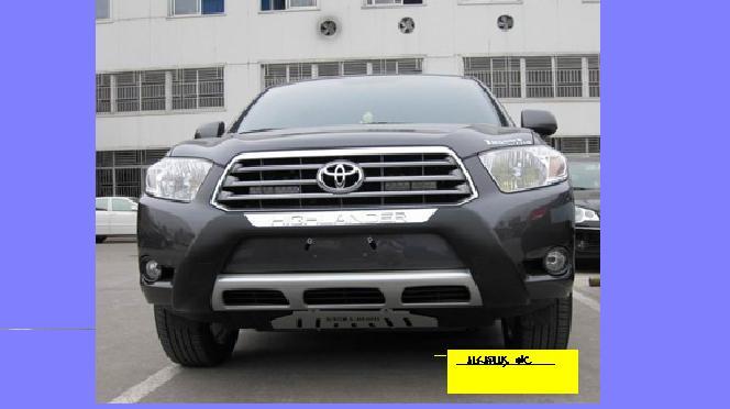 2010 toyota highlander front bumper guard #4