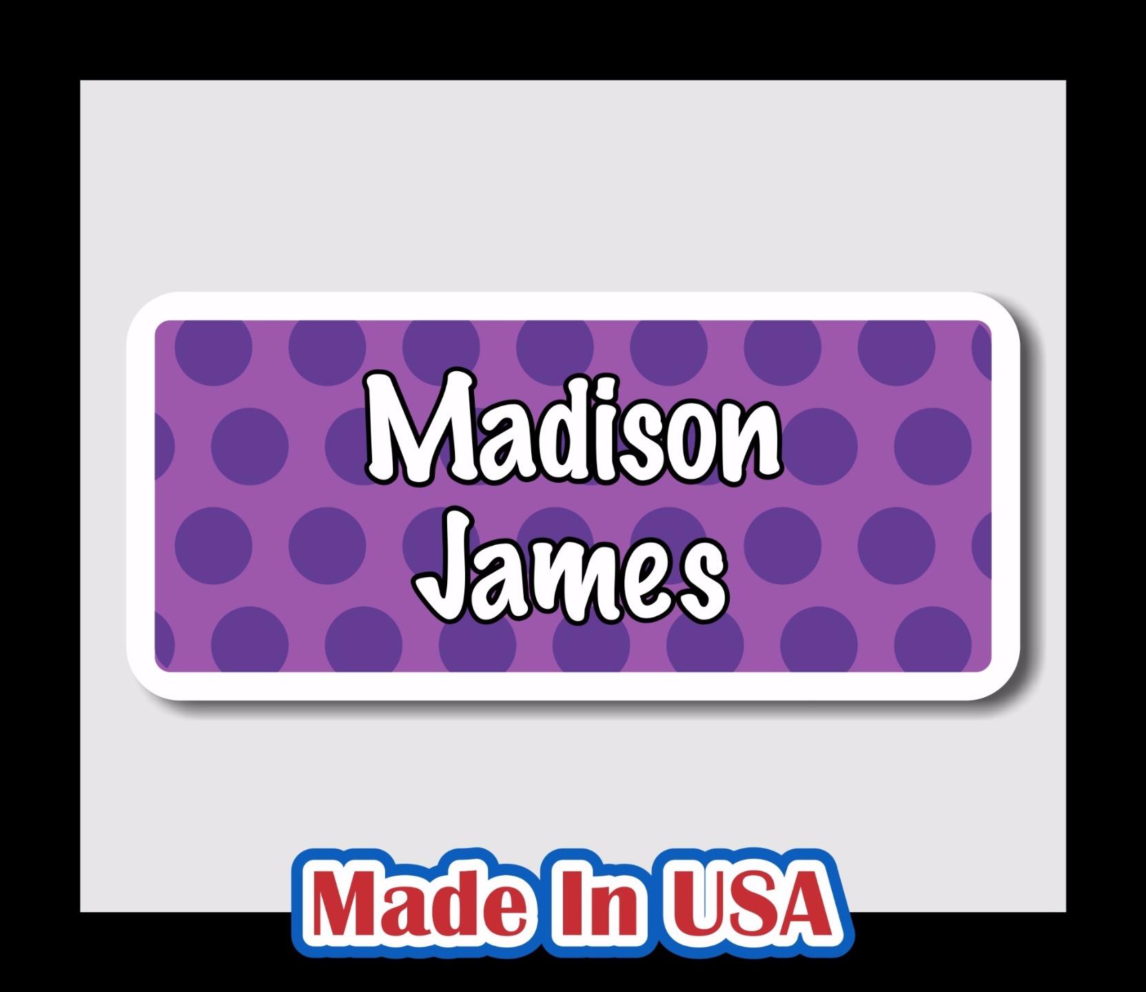 42 Custom Personalized Waterproof Name Labels Stickers Kids School Shoe  Book Hat