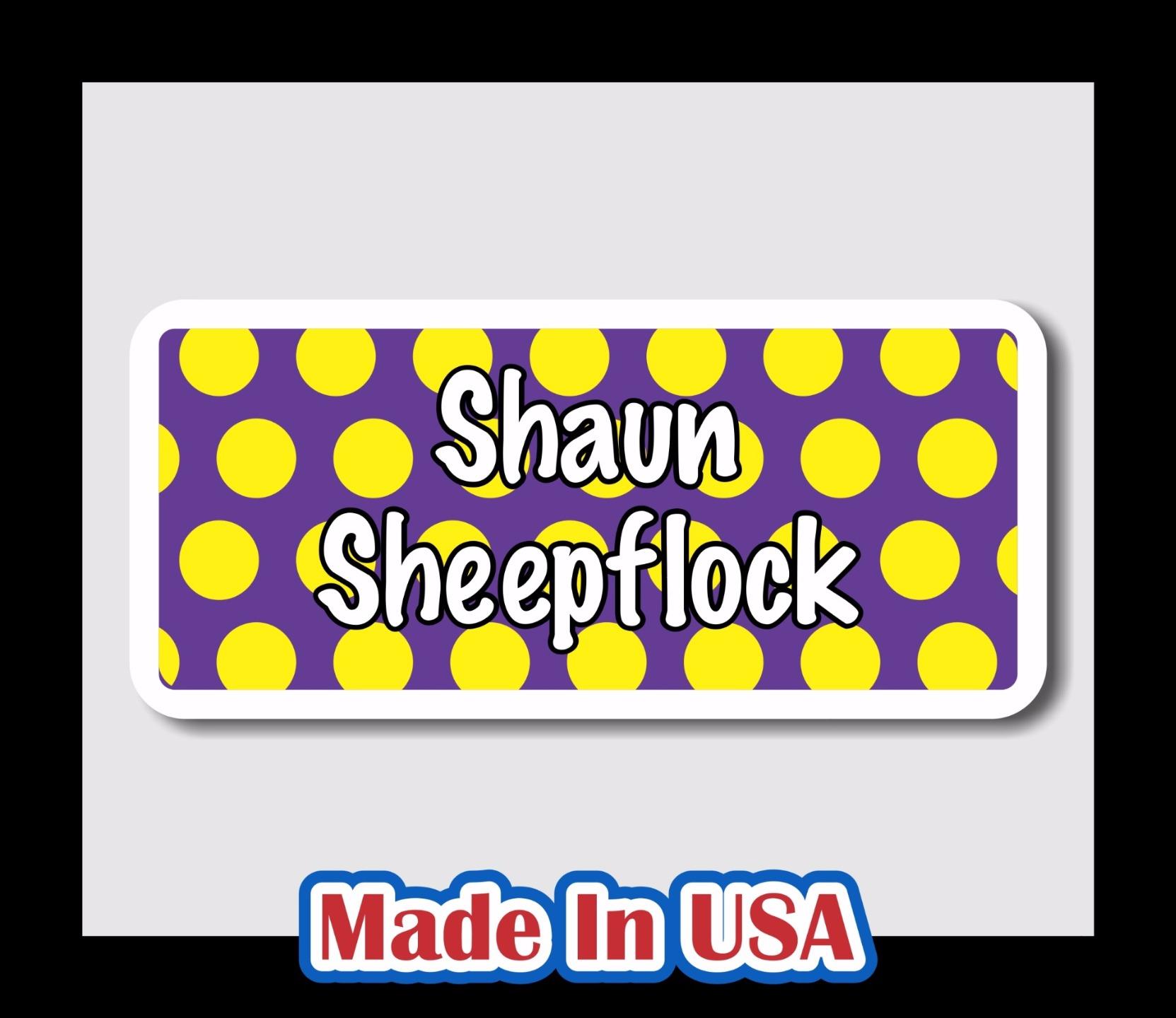 42 Custom Personalized Waterproof Name Labels Stickers Kids School Shoe Book Hat - Picture 7 of 9