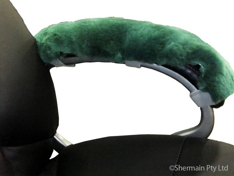 Sheepskin Armrest Cover Office Arm Chair Wheelchair Scooter Genuine