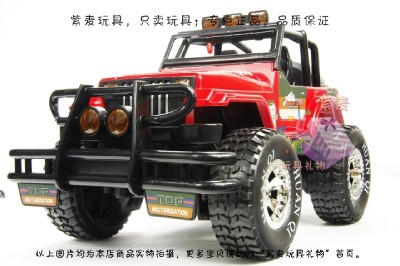 12'' Red HUMMER Big Jeep SUV Remote control car 1:16