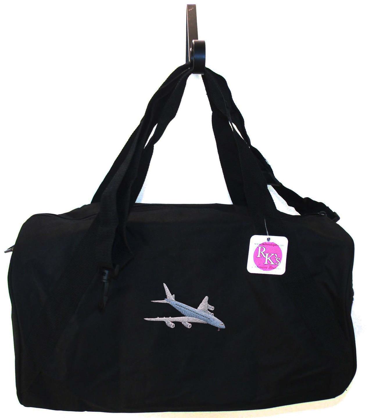 Soaring Commercial Airplane Duffle Gym Bag Travel Duffel Plane Custom