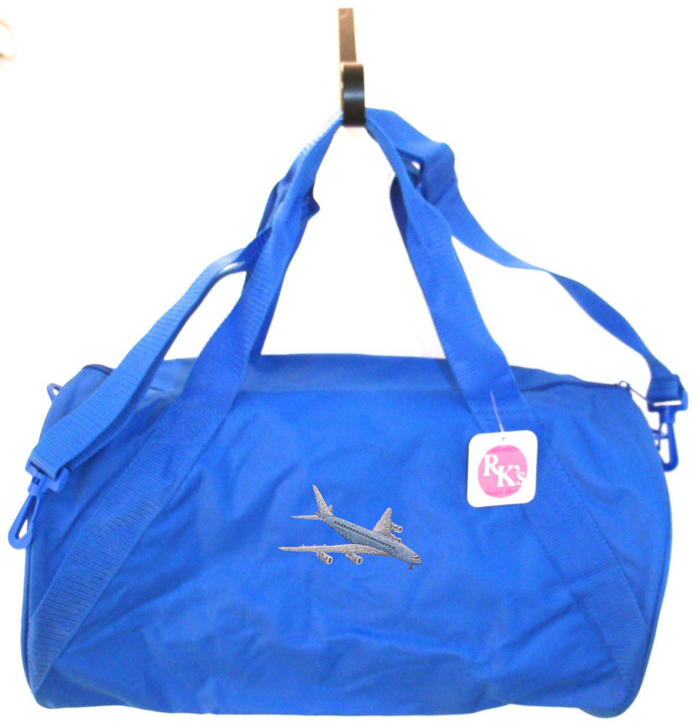 Soaring Commercial Airplane Duffle Gym Bag Travel Duffel Plane Custom